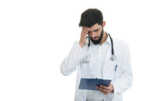 Action steps medical license at risk