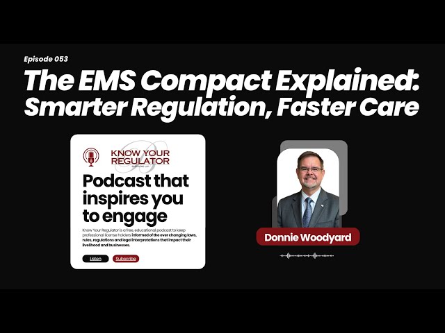 The EMS Compact Explained: Smarter Regulation, Faster Care | Bertolino